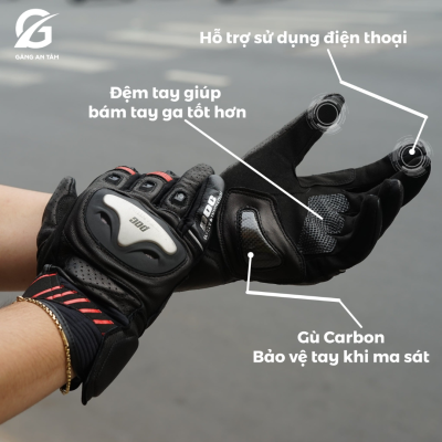 Găng tay vải lưới bảo vệ tay